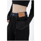 yipinpay High Waist Womens Jeans Wide Leg Baggy Chic Design Denim Pants Streetwear Vintage Trend Summer Loose Straight Jean Trouser