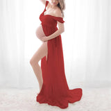 Yipinpay Dresses For Photo Shoot Sexy Robe Grossesse Shooting Photo Maxi Dress Wedding Party Photography Pregnant Women Clothe