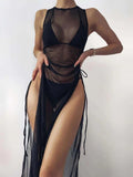 Yipinpay Piece Women Swimsuit Micro Bikini Halter Coer Ups High Cut Female Swimwear Sexy Biquini Bathing Suit Beachear Bikini Set