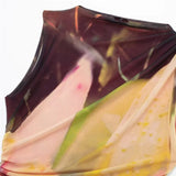 Yipinpay Tulle Black Body Woman Sleeveless Mesh Bodysuit Women Ruched See Through Bodysuit Lingerie Sexy Summer Tops For Women