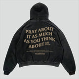 Yipinpay Men Top Y2K New Casual Loose Hoodies Street Harajuku Hip Hop Letter Print Pullover Unisex Punk Retro Hoodie Coat Men