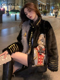 Yipinpay Women Winter 2023 New Female Autumn and Winter Explosions Young Mink Coat Fur One Luxury Woman Fur Women's Jackets