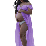 Yipinpay Dresses For Photo Shoot Sexy Robe Grossesse Shooting Photo Maxi Dress Wedding Party Photography Pregnant Women Clothe