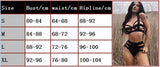 Yipinpay Womens Sexy 2 Pieces Lingerie Solid Color Hollow Bandage Bra And Thong Night Clothes Outfits Hot Sale S-XL