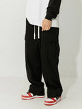 Yipinpay Mens Corduroy Sweatpants Hip Hop Jogging Cargo Pants Loose Casual Pants  Neutral Retro Streetwear Fashion Harajuku Trousers
