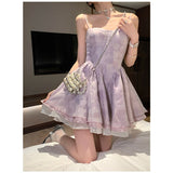 yipinpay Women's Dress Sexy Fashion Short Skirt Puffy Party Dress Off The Shoulder Backless Prom Dresses for Women Princess Dress