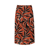 Yipinpay Print Pareo Wrap Skirt Woman High Waist Long Skirts For Women Fashion 2023 Beach Midi Skirt With Slit Women's Summer Skirts
