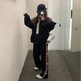 Yipinpay Zipper Bow Embroidery Sweet Plus Fleece Thickened Hoodie Skirt Suit Women Students Korean Fashion Y2k Party Sets Outwear