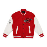 Yipinpay Retro Bear Embroidered Jackets Coats Men's 2023 New Y2K Street Hip Hop Trend Baseball Uniform Couple Casual Wild Jacket