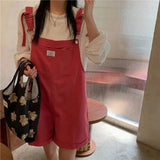 Yipinpay Short Coveralls Women Solid Baggy Curling Edge Korean Style Casual Fashion High Waist Washed Straight Jean Shorts Summer