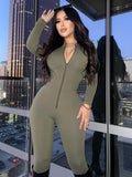 Yipinpay Sculpting Playsuit Women Sexy Short Sleeve Waist Corset Rompers Jumpsuits Femme Summer Zip Body-Shaping One Piece Outfits