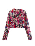Yipinpay Printed Mini Skirt Women High Waist Vintage Skirt Sets Ruched Short Skirts Woman Fashion 2023 Streetwear Y2k Pleated Skirts