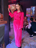 Yipinpay Beige Pleated Wide Leg Pants Womens Pants Fashion 2023 Casual Loose Trousers Office Lady Elegant Long Palazzo Pants