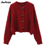 Yipinpay Autumn Winter Korean Elegant New in Matching Set Women's Casual Knitted Sweater Jacket Strap Dress Two Piece Female Clothes