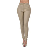 Yipinpay New 7 Colors High Waist Slim Fit Jeans For Women Fashion Stretch Skinny Denim Pencil Pants Casual Female Trousers S-2XL