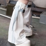 Yipinpay Japanese Y2K Leg Warmer Subculture Strap Leg Cover Spicy Girl JK Student Pile up Socks Women Lolita Long Socks Boot Cuffs