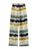 Yipinpay Women Pants Tie Dye High Waist Pants For Women Summer Casual Baggy Pants Woman Streetwear Straight Leg Women's Trousers