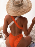 Yipinpay Up Women One Piece Swimsuit 2023 Sexy Female Swimwear Swimming Suit High Waist Monokini Bathing Suit Beachwear Swimsuit