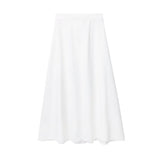 Yipinpay Off White Skirt Woman Button Long Skirts For Women Fashion 2023 Summer High Waist A Line Skirt Elegant Women's Skirts