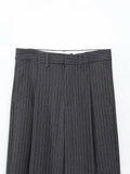 Yipinpay Striped Wide Leg Pants Women High Waist Baggy Pants Female Suit Autumn Winter Fashion Streetwear Office Woman Trousers