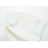 Yipinpay 2023 White Corset Dress Woman Off Shoulder Bodycon Dress Women Ruched Summer Long Dresses Women Sexy Evening Party Dresses