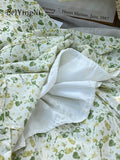 yipinpay 2023 Summer Chiffon Skirts Women Kawaii Korean Casual Elegant High Waist A-line Skirt Female Floral Print Sweet Faldas