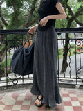 Yipinpay Black Sequin Slim Long Skirt Women High Waist Luxury Elegant Fashion Streetwear Y2k Maxi Skirt Glitter Ladies Long Skirt