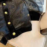 Yipinpay Sets Women Shirts Camisole Gauze Puff Sleeve Sexy Summer Clothes Females Elegant Fashion Korean Harajuku Vintage Casual