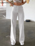 Yipinpay Autumer Winter Women Denim Pants High Waist Warm Vintage Y2k Jeans Korean Fashion Streetwear Female Baggy Casual Overalls