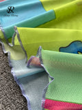 Yipinpay Women Painting Mesh Suits Long Sleeves Tops+High Waist Bodycon Skirt Fashion Streetwear Vintage Skinny Two Pieces Sets