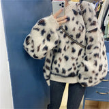 Yipinpay Sweater Sueter Mujer Y2k Top Jumper Pullover Khaki Leopard Sweater Women Clothes Knit Green Printed Style 2023 New