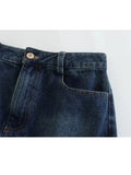 Yipinpay Denim Mini Skirt Women Blue Jean Skirts For Women High Waist Short Skirts Woman Fahsion 2023 Y2k Streetwear Sexy Skirt