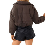 Yipinpay Winter Warm Clothes for Women 2023 2023 Luxury Jacket Padded Coat Puffer Cropped Short Down Coat New in Outwears Fashion