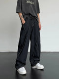 Yipinpay New Summer Jeans Men Patchwork Denim Trousers Male Oversize Loose Casual Wide-leg Pants Streetwear Harajuku Clothing