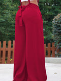 Yipinpay Black Loose High-Waisted Pants Casual Style Holiday Play Women's Street Clothing Long Suspenders A Piece