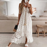 Yipinpay Dress for Women 2024 Vestido Evening Dress Korean Vintage Summer Elegant Beach Bohemian Long Dresses for Female Clothing