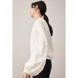 yipinpay Women Shirt Spring White Shirt Embroidery Fashion Leisure 2023 NEW Female Thin Long Sleeve Chic Comfortable Casual Blouse Tops