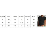 Yipinpay Women Harajuku Clothes Crop Tops Summer 2023 Short Sleeve Solid Color y2k T-shirts Retro Clothing Women Tube Tops Streetwear
