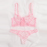 Yipinpay Sexy Lingerie Women Sexy Mesh Perspective Lace Seamless Bra Brief Sets Sexy Underwear Set Sensual Lingerie Erotic Costume