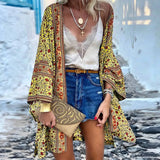 Yipinpay Casual Cloak Cardigan for Swimsuit woman 2024 Summer Beach Swimwear Smock Tops Long Sleeved Female Clothing