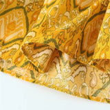 Yipinpay 2023 Print Slip Dress Woman Patchwork Backless Long Dress Women Summer Midi Beach Dresses Asymmetric Ruched Casual Dresses