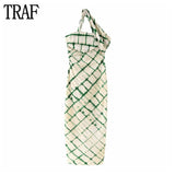 Yipinpay Asymmetric Long Dress Women Print Wrap Summer Dresses Woman 2023 Off Shoulder Midi Party Dresses Backless Sexy Dress