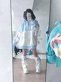 Yipinpay Y2K Socks Women Leg Warmers Sweet Cool Girl Drawstring Strap Pile up Socks Water Color Leg Covers Over Knee Boot Cuffs