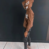 Yipinpay Men Women Lazy Style Y2K Grunge Hoodies Long Sleeve Zip Up Over Face Sweatshirts Harajuku Streetwear Tops with Pocket