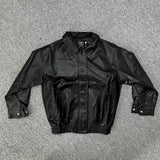 Yipinpay Korean Fashion Autumn New Jacket Women PU Tops Retro Black Leather Coat Clothes for Women Jacket Top Female Clothing