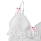 Yipinpay Women Sexy Corsets Tube Tops Lace See Through Harajuku Fairy Grunge Aesthetic Kawaii Emo Tank Vest Y2K Clothes