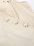 Yipinpay Office 2 Pieces Button Cotton Pants Suits Blazers Vest Wide Leg Trousers Women Linen Outfits Summer Pants Two Pieces