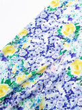 Yipinpay Floral Skirt Woman Summer Midi Satin Skirt Women High Waist Long Skirts For Women Fashion 2023 Elegant Women's Skirts
