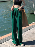 Yipinpay Oversized Wide Leg Jeans Mujer Casual Loose Streetwear Red Baggy Jeans Korean Fashion Boyfriend Mom Jeans