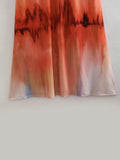 Yipinpay Tie Dye Slip Dress Woman Print Backless Long Dress Women Sleeveless Midi Summer Dresses Woman 2023 Beach Casual Dresses